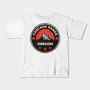 Cascade Range Oregon - Travel Kids T-Shirt